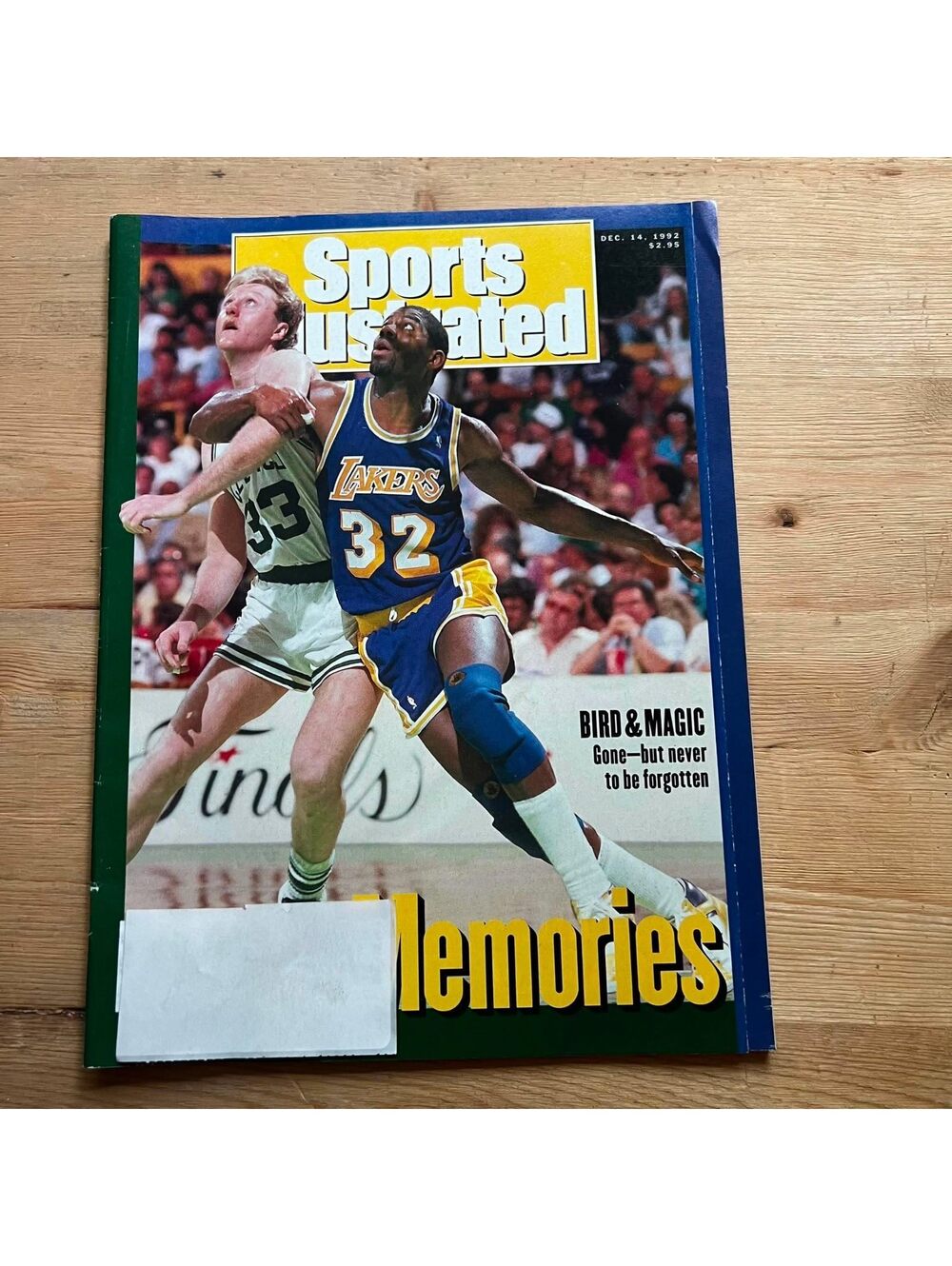 Sports Illustrated Bird & Magic December 14, 1992 Magazine BK03